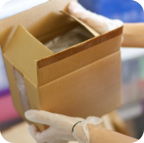 遺品整理の様子